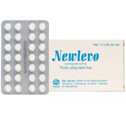 Thuốc tránh thai hằng ngày Newlevo Babiophar (1 vỉ x 28 viên)