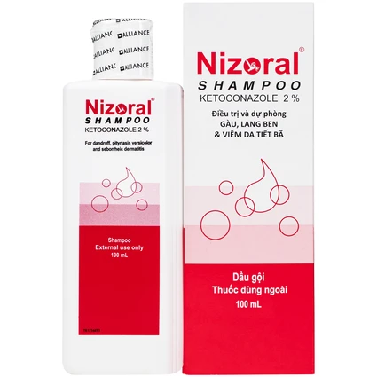 Dầu gội đầu Nizoral Shampoo Janssen điều trị và dự phòng gàu, lang ben và viêm da tiết bã (100ml)