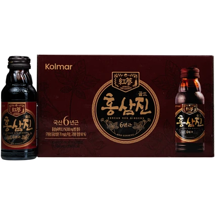 Nước Hồng Sâm Hongsamjin Gold (10 chai x 100ml)
