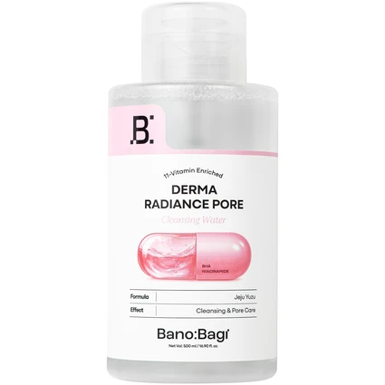 Nước tẩy trang Banobagi Derma Radiance Pore làm sạch bụi bẩn, bã nhờn và giữ ẩm da (500ml)