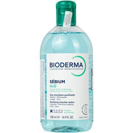 Nước tẩy trang Bioderma Sebium H2O dành cho da dầu và hỗn hợp (500ml)