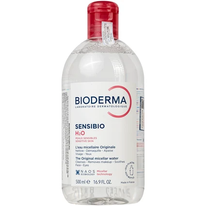 Nước tẩy trang cho da nhạy cảm Bioderma Sensibio H2O 500ml