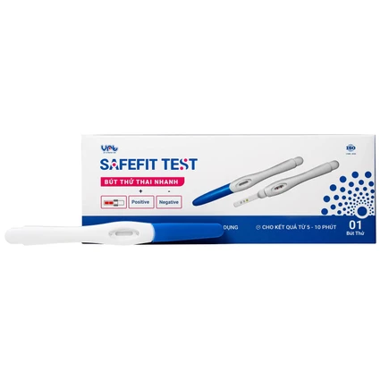 Que thử thai Safefit Test dạng bút giúp phát hiện sớm thai kỳ sau 7-10 ngày thụ thai