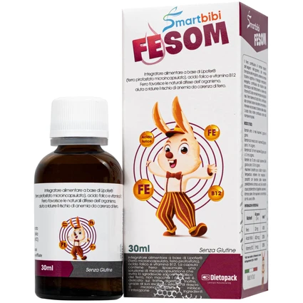 Siro hỗ trợ tạo máu Smartbibi Fesom (30ml)