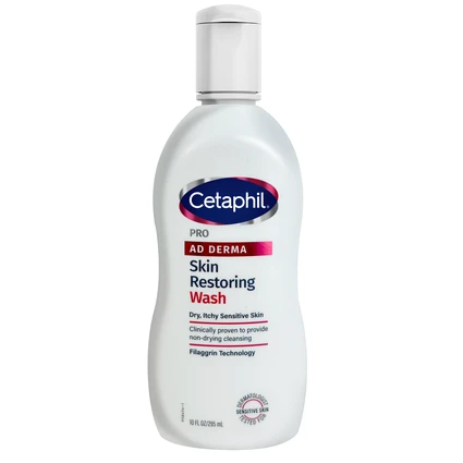 Sữa tắm cho da chàm và da khô Cetaphil Pro Ad Derma Skin Restoring Wash 295ml