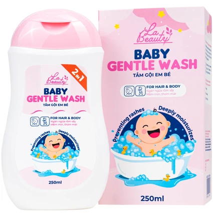 Sữa tắm gội cho bé La Beauty Baby Gentle Wash dịu nhẹ, không kích ứng da (250ml)