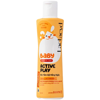 Sữa tắm gội cho bé Lactacyd Active Play (250ml)