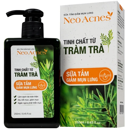 Sữa tắm Neo Acnes giảm mụn lưng tinh chất tràm trà (250ml)