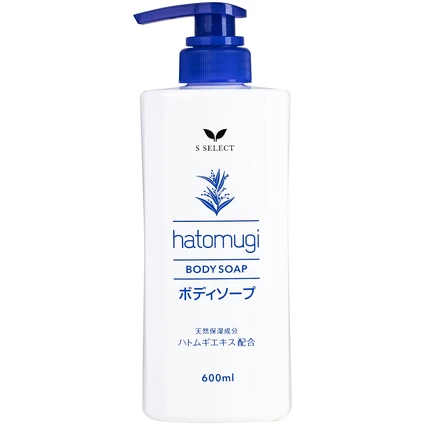 Sữa tắm S Select Hatomugi Body Soap giúp làm sạch, mịn da (600ml)