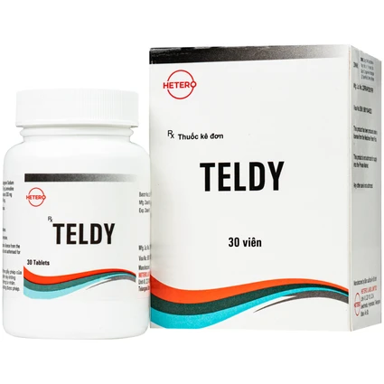 Thuốc kháng virus Teldy 50/300/300mg Hetero (30 viên)