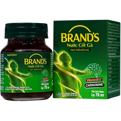 Thực phẩm bổ sung Nước cốt gà Brand's (6 lọ x 70ml)