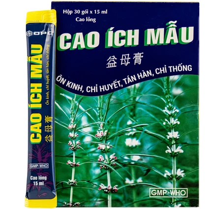 Thuốc Cao Ích Mẫu OPC điều trị kinh nguyệt không đều (30 gói x 15ml)