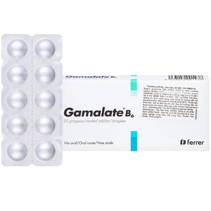 Thuốc Gamalate B6 Ferrer điều trị suy nhược thần kinh chức năng (2 vỉ x 10 viên)
