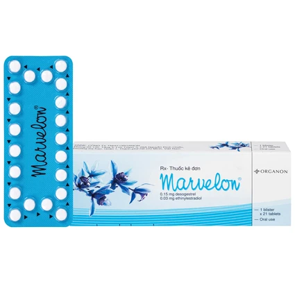 Thuốc tránh thai Marvelon Organon (21 viên)