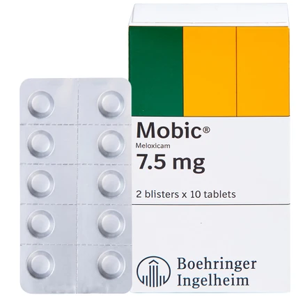Thuốc Mobic 7.5mg Boehringer điều trị viêm xương khớp (2 vỉ x 10 viên)