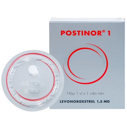 Thuốc Postinor 1 Gedeon dùng tránh thai khẩn cấp trong vòng 72 giờ sau giao hợp (1 viên)