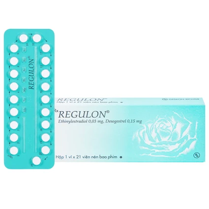 Thuốc Regulon Gedeon tránh thai hằng ngày (1 vỉ x 21 viên)