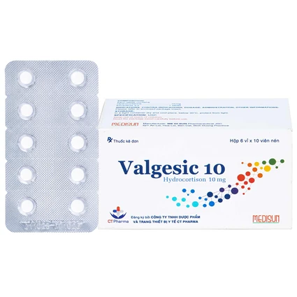 Thuốc Valgesic 10 CT Pharma liệu pháp thay thế tăng sản lượng thận ở trẻ (6 vỉ x 10 viên)