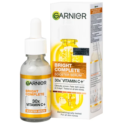 Tinh chất dưỡng sáng da, mờ thâm Garnier Skin Naturals Bright Complete 30x Vitamin C Booster Serum 30ml