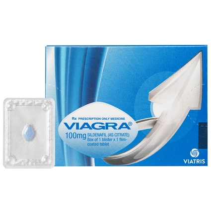 Thuốc Viagra 100mg Viatris điều trị rối loạn cương dương (1 vỉ x 1 viên)