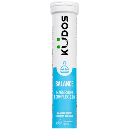 Viên Sủi Kudos Balance Magnesium B Complex & D3 (20 viên)