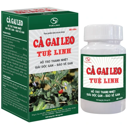 Viên tăng cường chức năng giải độc của gan Cà Gai Leo Tuệ Linh (60 viên)