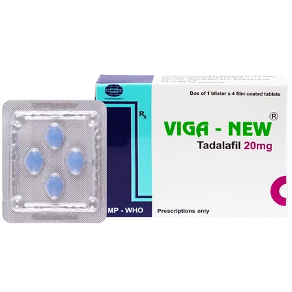 Thuốc Viga-New 20mg Armephaco điều trị rối loạn cương dương (1 vỉ x 4 viên)
