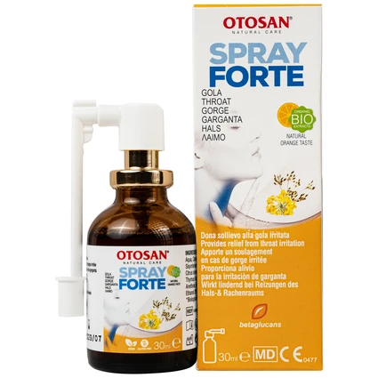 Xịt họng Otosan Forte 30ml hỗ trợ giảm viêm họng cấp tính, viêm hô hấp, giảm đau rát họng