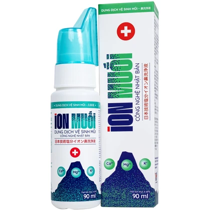 Xịt mũi ion muối Fujiwa 90ml giúp làm sạch, giảm viêm, phòng ngừa sổ mũi