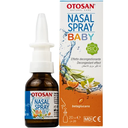 Xịt mũi trẻ em Otosan Nasal Spray Baby 20ml hỗ trợ điều trị viêm mũi,xoang cho trẻ