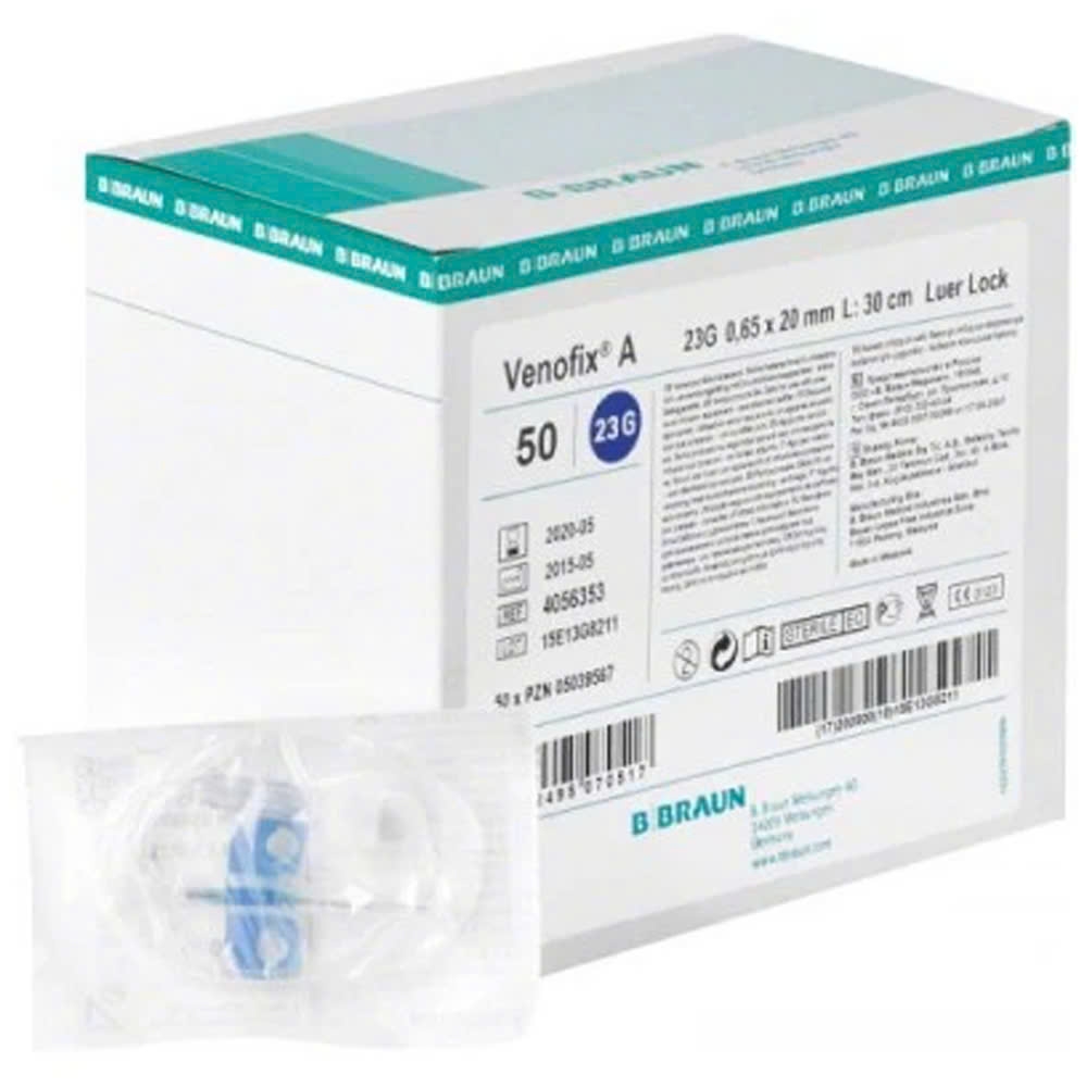 Hình ảnh Kim cánh bướm Venofix A G23 0.65 x 20mm B.Braun (50 cái)