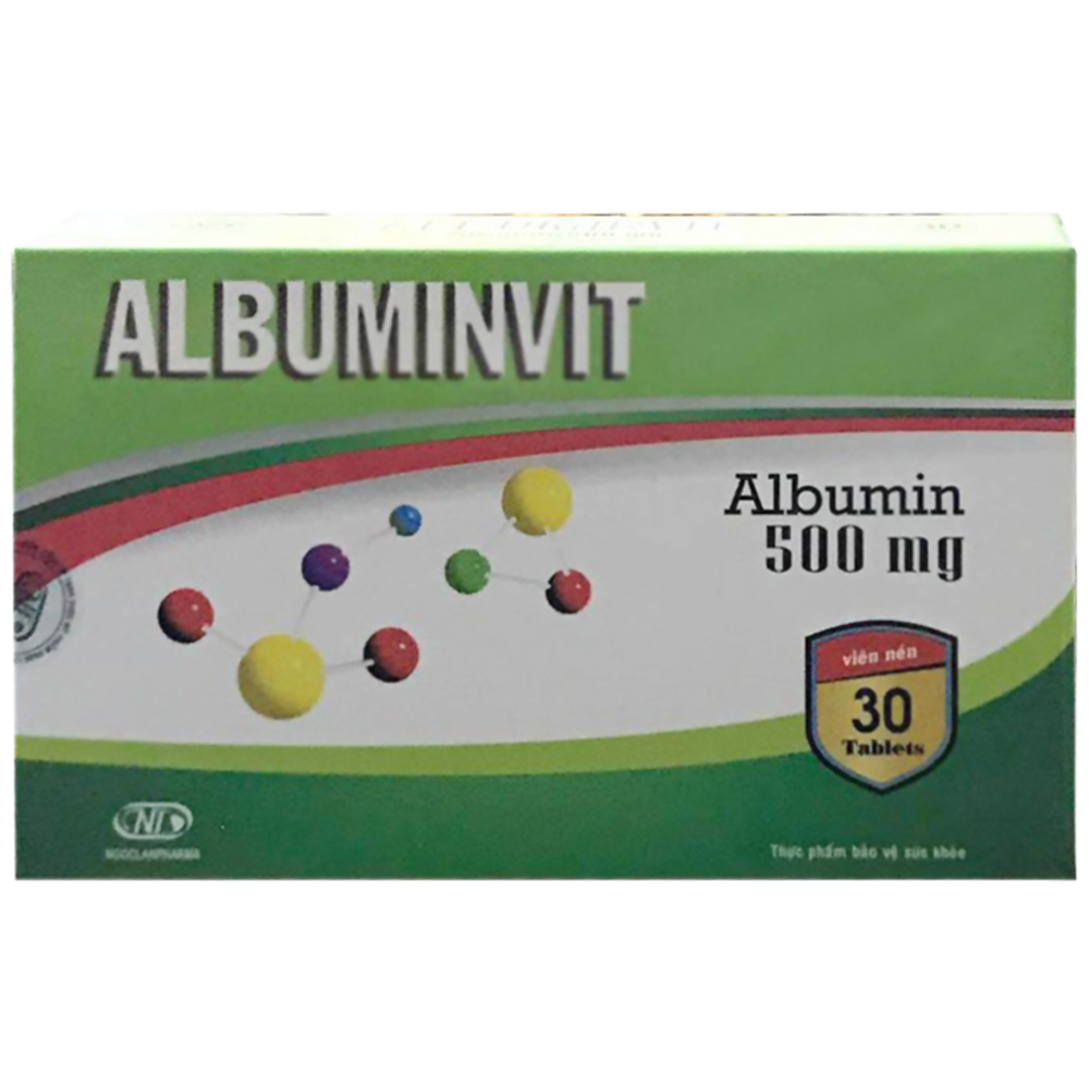 Hình ảnh Viên uống Albuminvit 500mg Armephaco hỗ trợ, tăng cường chức năng gan (30 viên)