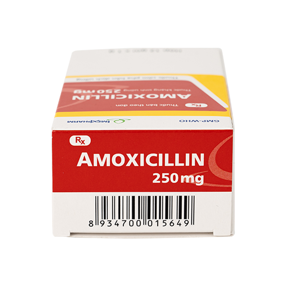 Hình ảnh Hỗn dịch uống Amoxicillin 250mg Imexpharm điều trị nhiễm khuẩn đường hô hấp, đường mật, đường tiêu hóa (12 gói)