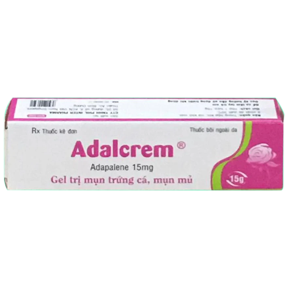 Hình ảnh Gel Adalcrem 15mg Phil điều trị mụn trứng cá, mụn mủ (15g)