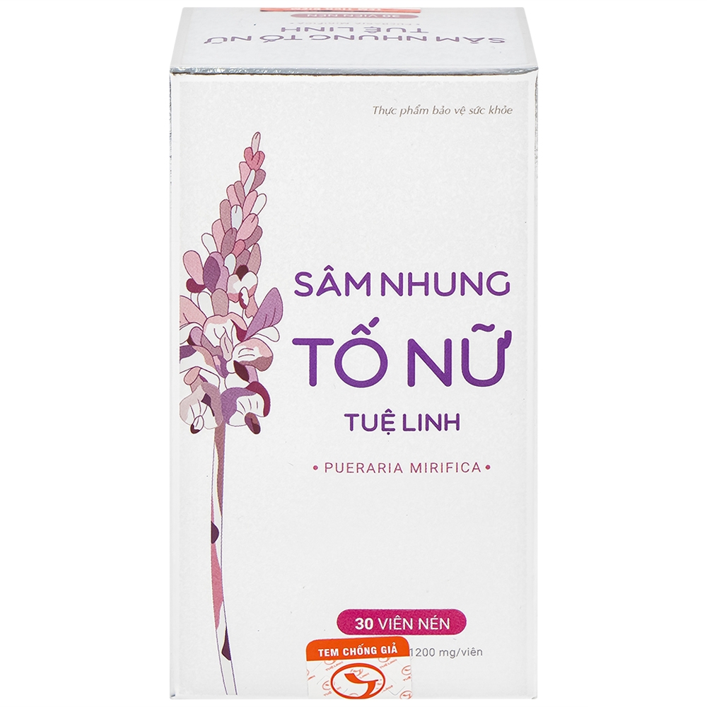 Hình ảnh Viên nén Sâm Nhung Tố Nữ Tuệ Linh hỗ trợ tăng cường nội tiết tố nữ (Hộp 30 viên)