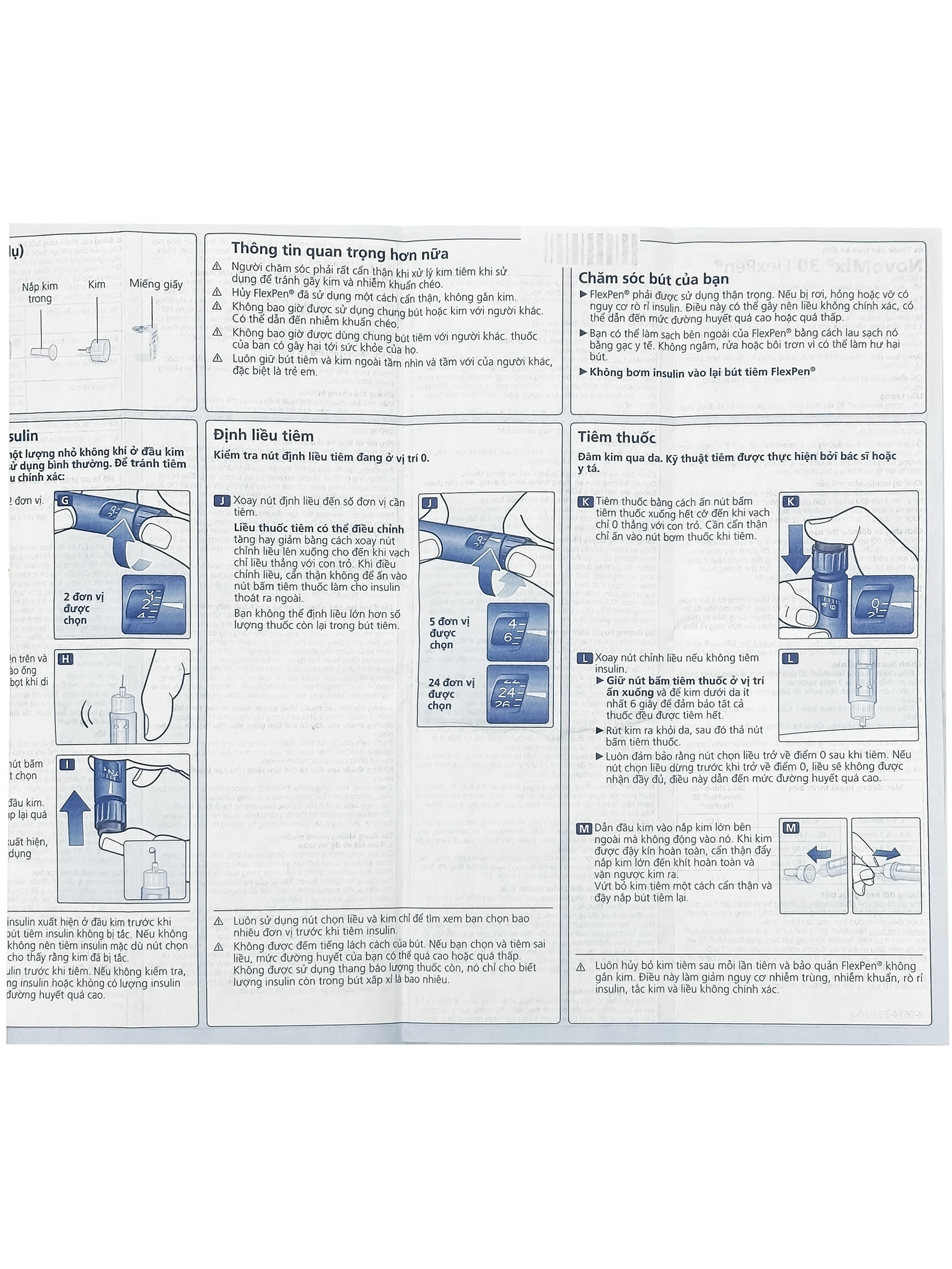 Hình ảnh Bút tiêm NovoMix 30 FlexPen Novo Nordisk điều trị đái tháo đường (5 cây x 3ml)