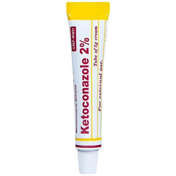 Kem bôi da Ketoconazole 2% Mekophar điều trị nấm ở da và niêm mạc (5g)