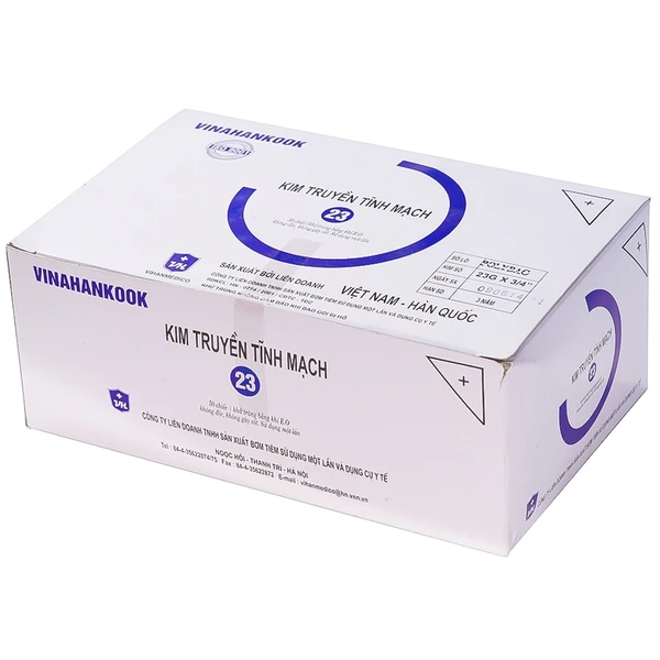 Kim bướm 23G Vinahankook (50 cái) giúp cho kim không bị dịch chuyển