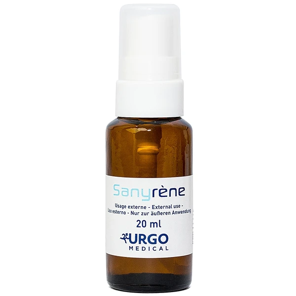 Xịt phủ vết thương Urgo Sanyrene 20ml giúp ngăn ngừa loét do tì đè