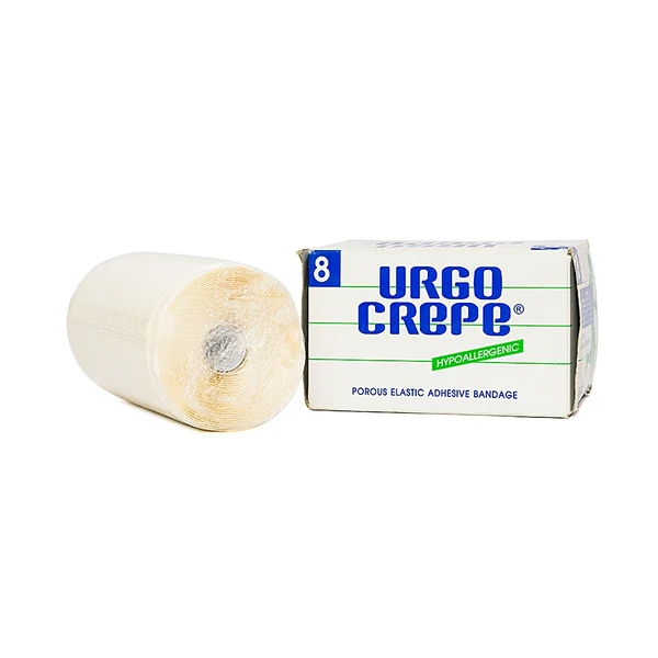 Băng keo thun Urgocrepe 8cm x 4.5m giúp cố định phẫu thuật chỉnh hình, dự phòng chấn thương cơ khớp