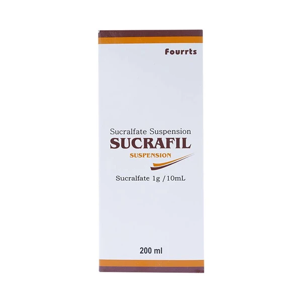 Hỗn dịch Sucrafil Fourrts điều trị viêm khớp, trào ngược dạ dày thực quản (200ml)