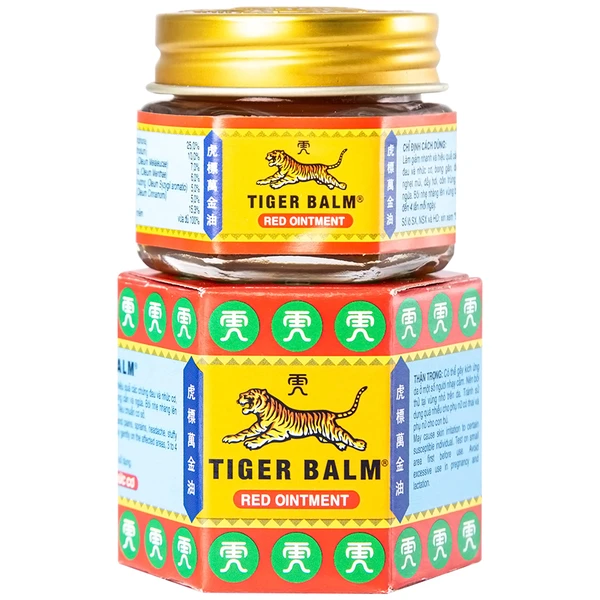 Cao xoa Tiger Balm Red Ointment Haw Par giảm đau và nhức cơ, bong gân (19.4g)