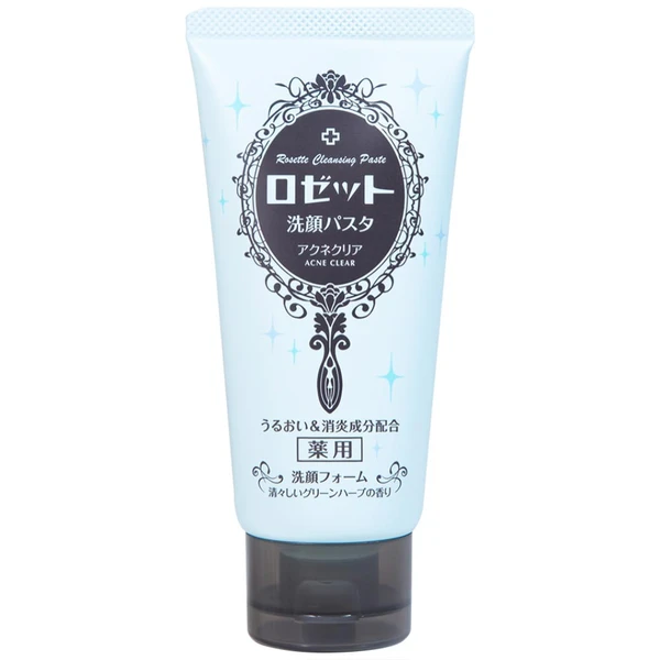 Sữa rửa mặt Rosette Acne Clear bùn biển giúp giảm mụn (120g)