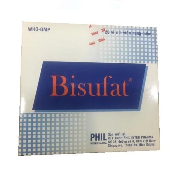 Thuốc Bisufat giảm stress, tăng sức đề kháng (20 vỉ x 5 viên)