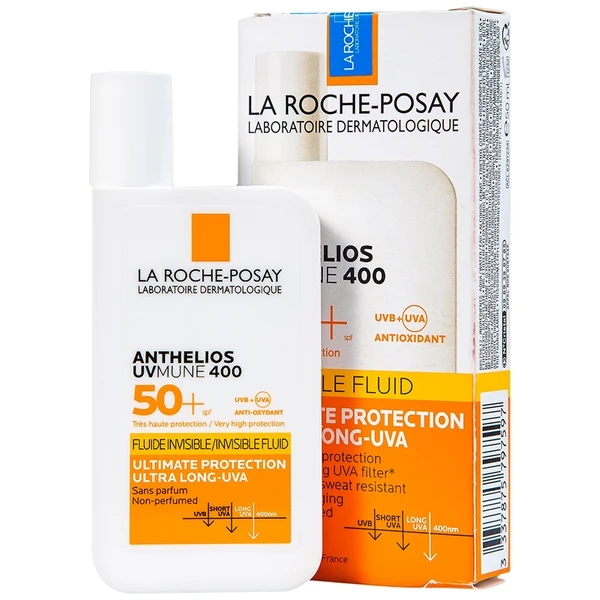 Sữa chống nắng La Roche-posay Laboratoire Dermatologiue Anthelios Uvmune 400 Invisible Fuild SPF50+ PA++++ 50ml