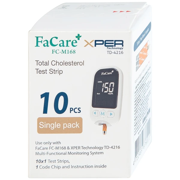 Que thử Cholesterols Facare (model: FCM168) (10 que)