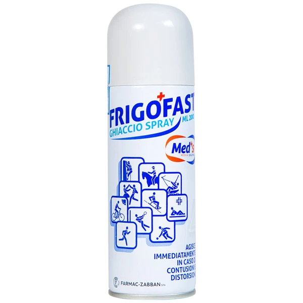 Chai xịt lạnh Frigofast Spray 200ml giúp giảm đau bong gân, căng cơ, giãn dây chằng