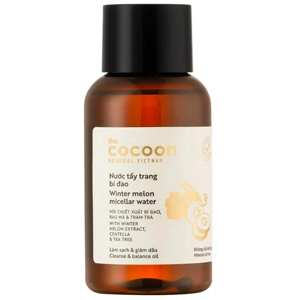 Nước tẩy trang Cocoon bí đao giúp làm sạch, loại bỏ bã nhờn (140ml)