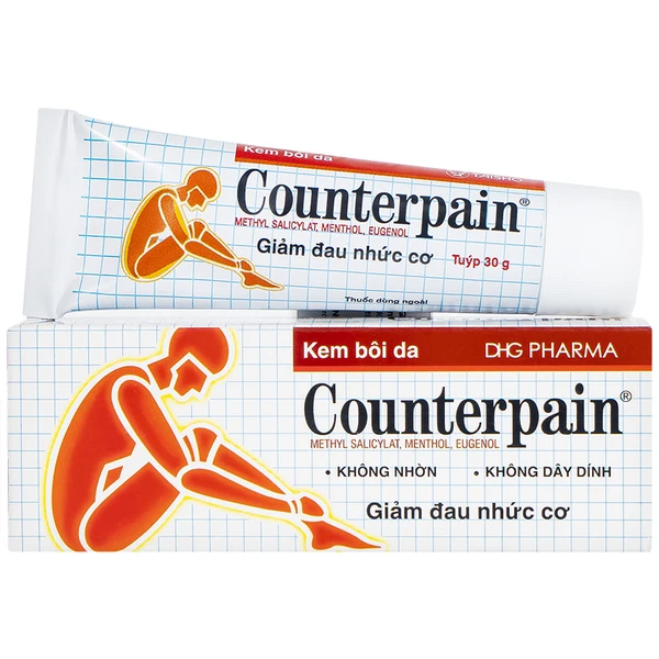 Kem bôi da Counterpain DHG giảm đau cơ, đau do bệnh thấp khớp, bong gân (30g)