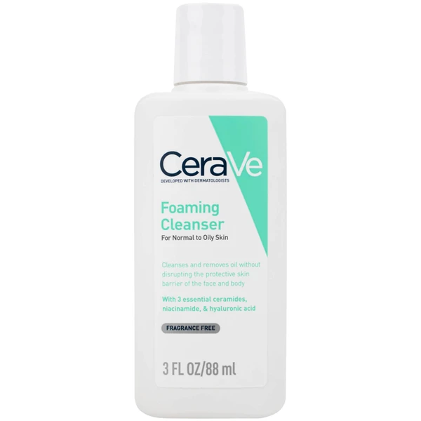 Sữa rửa mặt CeraVe Foaming Cleanser làm sạch sâu dành cho da dầu (88ml)